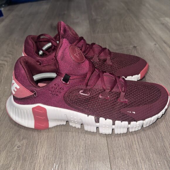 Nike Free Metcon 4 Beetroot Red White Training CZ0596-669 Women's US 10 - Picture 1 of 7